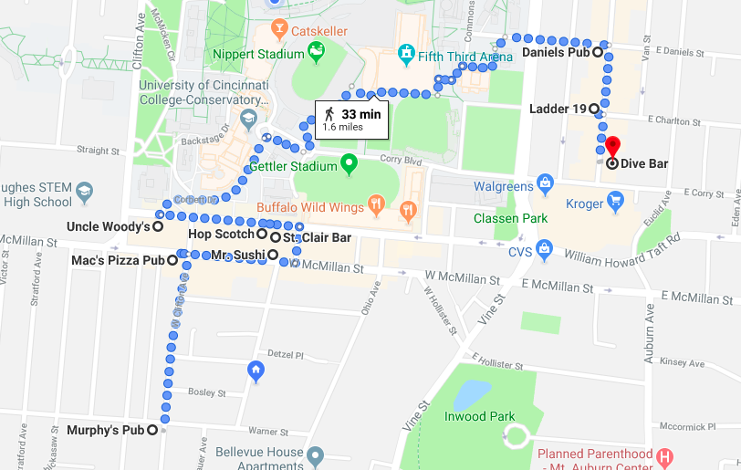 TNR Bar Crawl 2019